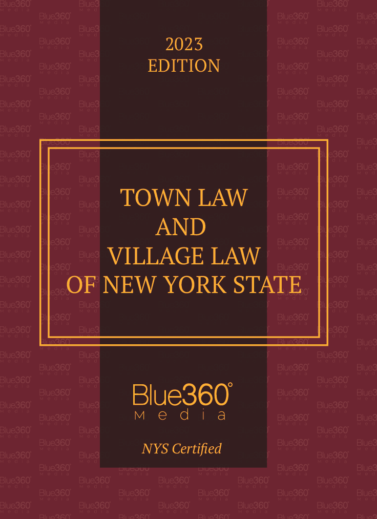 New York Town & Village Laws - 2023 Edition